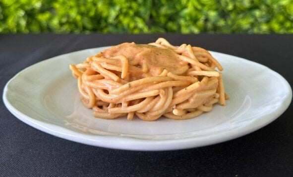 ESPAGUETI EN SALSA DE JITOMATE ROSTIZADO