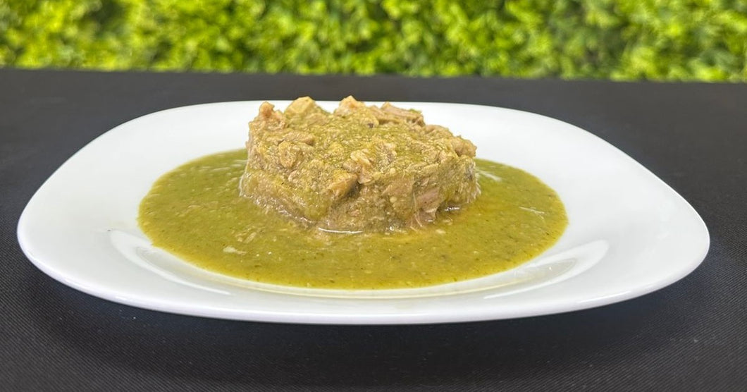 CARNE DE CERDO EN MOLE VERDE