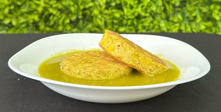 TORTAS DE POLLO EN SALSA VERDE